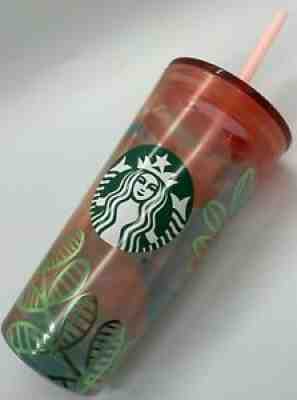 Rare Starbucks Spring Easter 2020 Glass Tumbler 18oz Floral Pink Straw NWT - Sold on eBay Jun 19, 2021 for $75.00