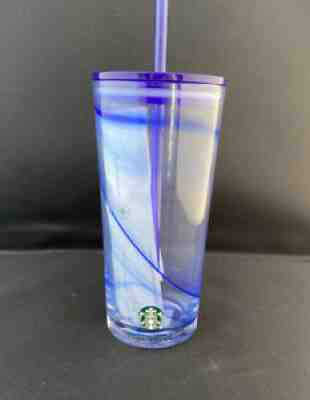 Starbucks Blue/Purple Water Glass Cold-to Go Cup 18 Oz 2020 NWT! - Sold on eBay Jul 08, 2021 for $25.00