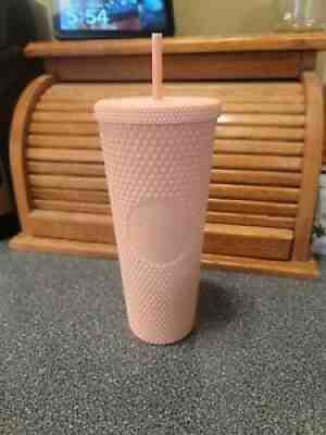 NEW Starbucks Spring 2020 Matte Pink Studded Tumbler 24 oz Limited Edition Cup! - Sold on eBay Jul 16, 2021 for $100.00