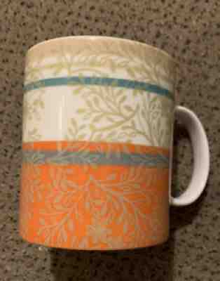 2008 Starbucks Coffee Mug, Vines And Flowers, Green, Orange And Tan - Sold on eBay Sep 08, 2021 for $9.00