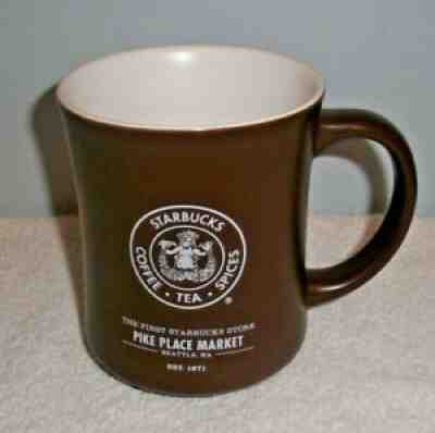 2008 Starbucks Pike Place Market Brown 16 Ounce Coffee Mug - Sold on eBay Sep 07, 2021 for $8.00