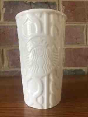 Starbucks Ivory Cable Knit Sweater Travel Tumbler, No lid,10 oz, Excellent Cond! - Sold on eBay Aug 17, 2021 for $5.00