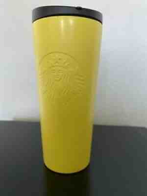 Starbucks yellow stainless steel Grande 16 oz hot travel Tumbler - Sold on eBay Jul 25, 2021 for $20.00