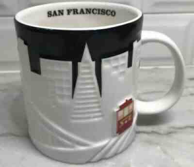 Starbucks 2012 San Francisco Relief Mug 18 fl. oz. Red Trolley Car NEW w/SKU - Sold on eBay Aug 30, 2021 for $59.98