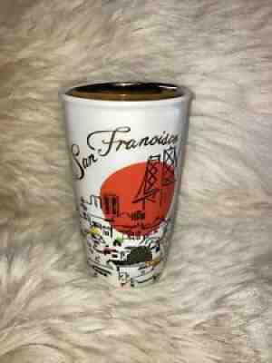 Starbucks 2015 San Francisco Traveler Ceramic 12 Oz Tumbler.