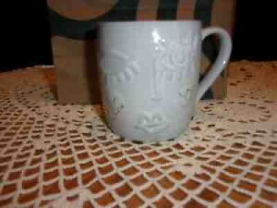 STARBUCKS - Anniversary Holiday Gray SIREN FACE Winky Eye COFFEE CUP MUG 2016 - Sold on eBay Jul 30, 2021 for $6.00