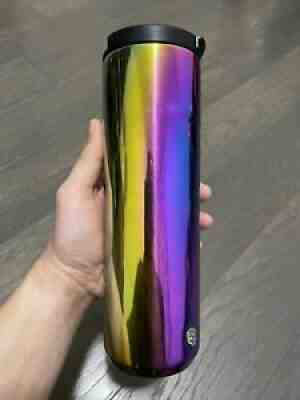 Starbucks Stainless Steel Oil Slick Holographic Rainbow 20oz Hot Coffee Tumbler - Sold on eBay Aug 12, 2021 for $39.99