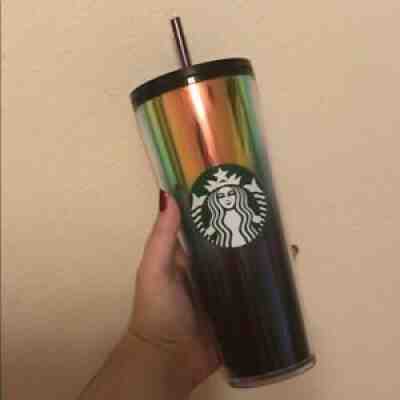 RARE New Starbucks Iridescent 2020 Venti Cup Tumbler Gold Purple Oilslick - Sold on eBay Sep 01, 2021 for $39.99