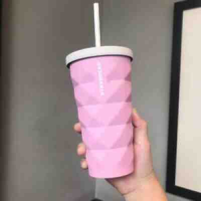 New Starbucks 2020 China Summer Pink Diamond Pineapple 16oz SS Cup Tumbler - Sold on eBay Sep 05, 2021 for $69.99