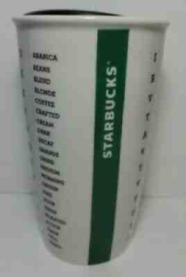 Starbucks 2016 Word Search Cross Word Puzzle Coffee/Tea Travel Mug & Black Lid - Sold on eBay Aug 23, 2021 for $19.99