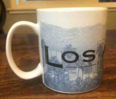 STARBUCKS Barista 2002 Los Angeles Blue Skyline Series Ceramic Coffee Mug Cup LA - Sold on eBay Aug 14, 2021 for $10.46