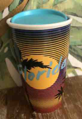 Starbucks Florida Miami Vice Double Wall Ceramic Travel Mug Tumbler 12 fl oz New - Sold on eBay Aug 30, 2021 for $62.00