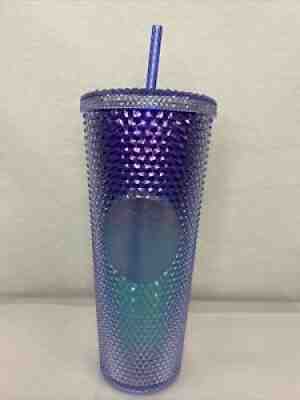 Starbucks Blue Ombre Bling Studded Cold Cup Tumbler Venti 24oz Summer 2021 - Sold on eBay Jun 22, 2021 for $69.99