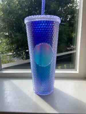 Starbucks Blue Ombre Bling Studded Cold Cup Tumbler 24oz SUMMER 2021 - Sold on eBay Jun 25, 2021 for $69.99