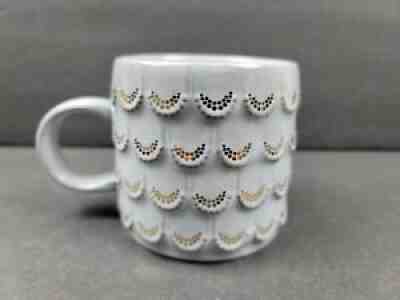 Starbucks 2016 Fish Scales 10 oz. Glitter Gray Ceramic Coffee/Tea Mug - EUC - Sold on eBay Aug 28, 2021 for $12.95