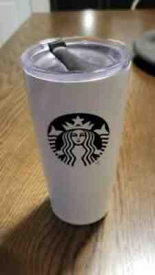 Starbucks 2017 20 fl oz Stainless Steel Tumbler White - Sold on eBay Aug 25, 2021 for $7.50