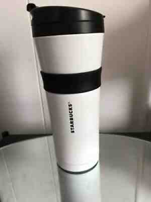 Starbucks 2011 Coffee Stainless Steel Ceramic Tumbler Travel Mug 16 oz White 8â? - Sold on eBay Jul 30, 2021 for $10.00