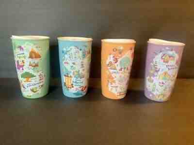 4 2020 Disney Parks Starbucks Magic Animal Epcot Hollywood Tumbler Mug Set RARE - Sold on eBay Aug 19, 2021 for $399.00