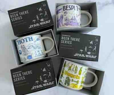 2020 Disney Star Wars Starbucks Been There Mug Set - Hoth Bespin Dagobah - Sold on eBay Jun 22, 2021 for $325.00