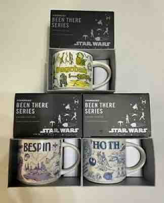 2020 Disney Star Wars Starbucks Been There Hoth Bespin Dagobah Mugs - Set Of 3 - Sold on eBay Sep 11, 2021 for $300.00