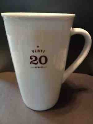 Starbucks Venti 20 Oz coffee Mug - Sold on eBay Jul 15, 2021 for $14.99