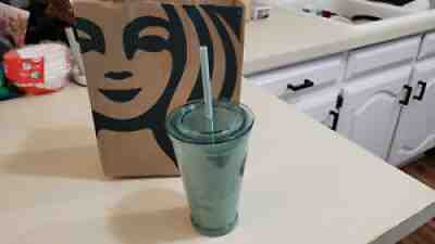 Starbucks 2021 Green Frosted Recycled Glass Cold To Go Cup 16oz New - Sold on eBay Jun 27, 2021 for $11.75