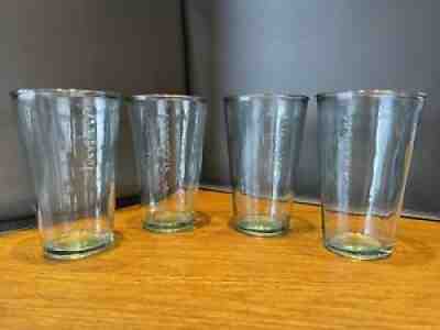 Starbucks Recycled Glass Tumblers (set of 4) - MEASURING GLASSES - Sold on eBay Aug 01, 2021 for $32.00