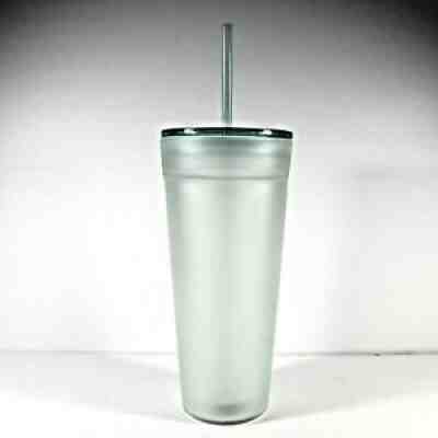 Starbucks Coffee Frosted Glass Tumbler 20oz Venti Double Walled Cold Cup 2017 - Sold on eBay Aug 21, 2021 for $49.99