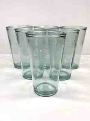 Starbucks Recycled Green Glass Measuring Tumblers Set of 6 Spain Limited Edition