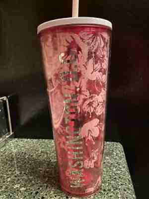 Starbucks Washington DC Cold Cup Venti Tumbler Cherry Blossoms White New Lid - Sold on eBay Jul 29, 2021 for $25.88