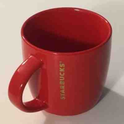 Starbucks 2017 Christmas Red & Gold 14 Oz Coffee Mug Tea / Hot Chocolate Cup - Sold on eBay Jun 25, 2021 for $9.56