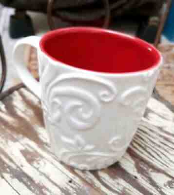 STARBUCKS 2009 3D Christmas Embossed Reindeer Coffee Mug Bone China White Red - Sold on eBay Jul 24, 2021 for $18.99
