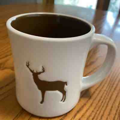 2008 Starbucks Stag Buck Deer Embossed Coffee Mug Cup 12oz - Sold on eBay Aug 21, 2021 for $18.00