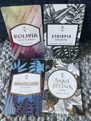 Starbucks Reserve Roastery RARE Coffee Taster Cards lot of 4 Saint Helena - Sold on eBay Jul 19, 2021 for $39.00