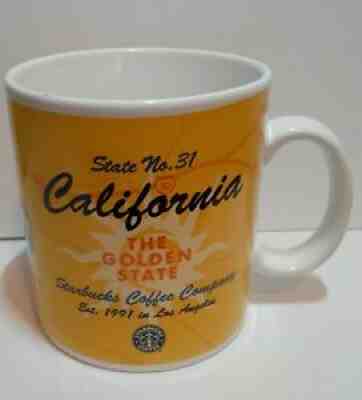 Vtg 1999 Starbucks California State No. 31 Golden State Coffee Mug Cup 20oz GUC - Sold on eBay Aug 25, 2021 for $19.12