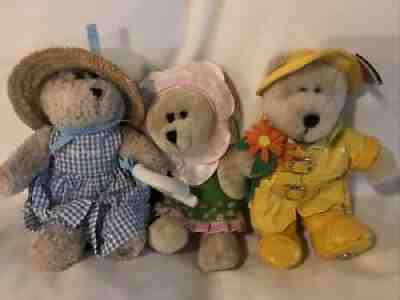 Starbucks Lot Of 3 Plush Bearista Bears Limited Edition 2002 2004 2010 Raincoat - Sold on eBay Jul 08, 2021 for $20.80