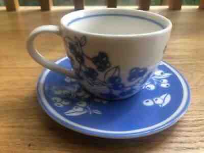 STARBUCKS COFFEE Blue White Blueberry Cup Mug and Saucer 2007 13 oz - Sold on eBay Sep 09, 2021 for $7.99