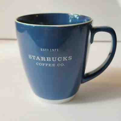 2007 STARBUCKS BLUE AND WHITE 18 OZ. COFFEE CUP - Sold on eBay Jul 04, 2021 for $16.00