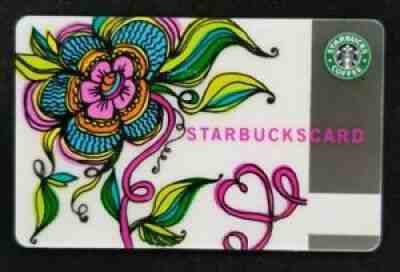 Starbucks Card 6031 - Valentine's Flower 2007 - Sold on eBay Jul 14, 2021 for $5.51