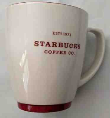 Starbucks Coffee Co Mug Est 1971 18oz Coffee Tea Mug Cup 2007 White And Red - Sold on eBay Jul 18, 2021 for $24.50