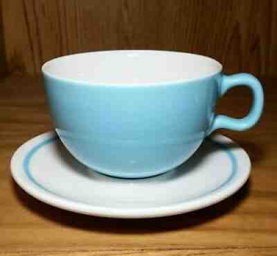 2004 Starbucks Mug and Saucer 9oz At Home Collection, Light Blue and White Color - Sold on eBay Jul 25, 2021 for $13.98