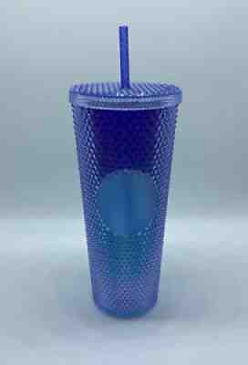 Starbucks Summer 2021 Blue Ombre Mermaid Studded Bling VENTI 24 Oz Tumbler New - Sold on eBay Aug 27, 2021 for $46.00