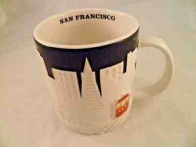 STARBUCKS SAN FRANCISCO REFIEF COFFEE MUG CUP BLACK WHITE CABLE CAR 16OZ 2012 - Sold on eBay Jul 30, 2021 for $22.49