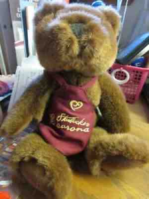 VINTAGE COLLECTIBLE, STARBUCKS BEARONA BARISTA BEAR, MAROON APRON VERY NICE! - Sold on eBay Aug 04, 2021 for $45.00