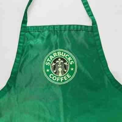 Starbucks Coffee Green Barista Uniform Apron Mermaid Siren Logo Costume - Sold on eBay Sep 14, 2021 for $10.00