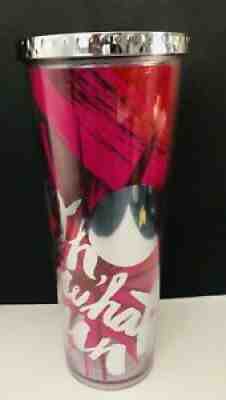 Starbucks Acrylic 9" Travel Cold Drink Tumbler WO Straw Oh What Fun 24 Oz 2014 - Sold on eBay Aug 07, 2021 for $20.00