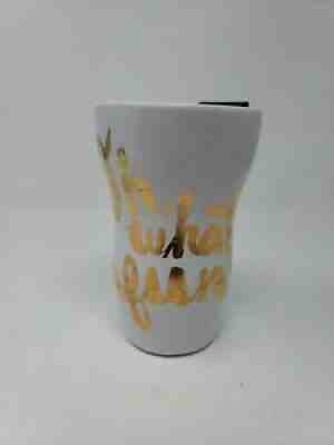 Starbucks 2014 Oh What Fun Ceramic 9 Oz Travel Coffee Tumbler Mug Cup With Lid - Sold on eBay Jun 19, 2021 for $17.00