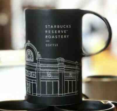 Starbucks Reserve Roastery & Tasting Room Building Mug 10oz Seattle Matte Black - Sold on eBay Jun 18, 2021 for $26.95