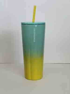 Starbucks Summer 2021 Stainless Steel Ombre 24oz Tumbler - Sold on eBay Aug 11, 2021 for $15.00