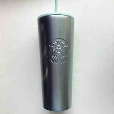 Starbucks OmbrÃ© Stainless Steel 24oz Multicolor Blue Cold Cup SKU Holiday 2020 - Sold on eBay Jul 08, 2021 for $54.00